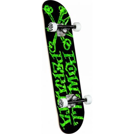 Powell Peralta Complete	Vato Rats Leaves Shape 191	Black 7.5